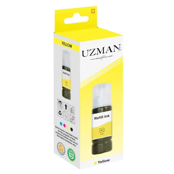 Epson EcoTank 673 C13T67344A Sarı Muadil Mürekkep